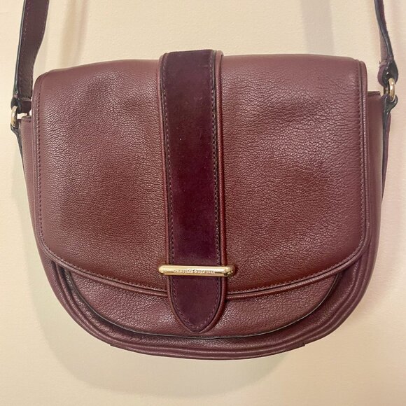Kate Spade Suede and Leather Top Flap Bag - Picture 3 of 6